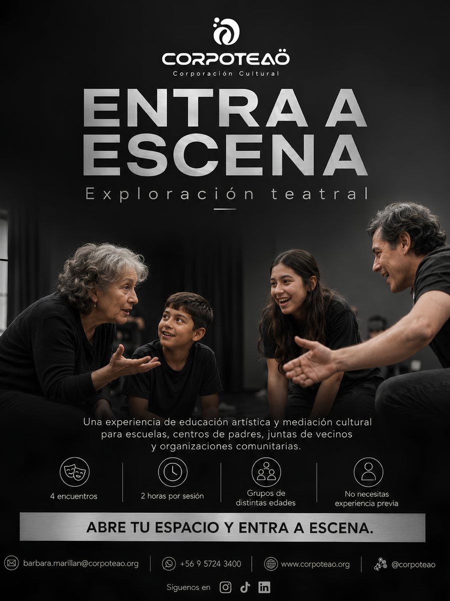 Afiche Entra a Escena